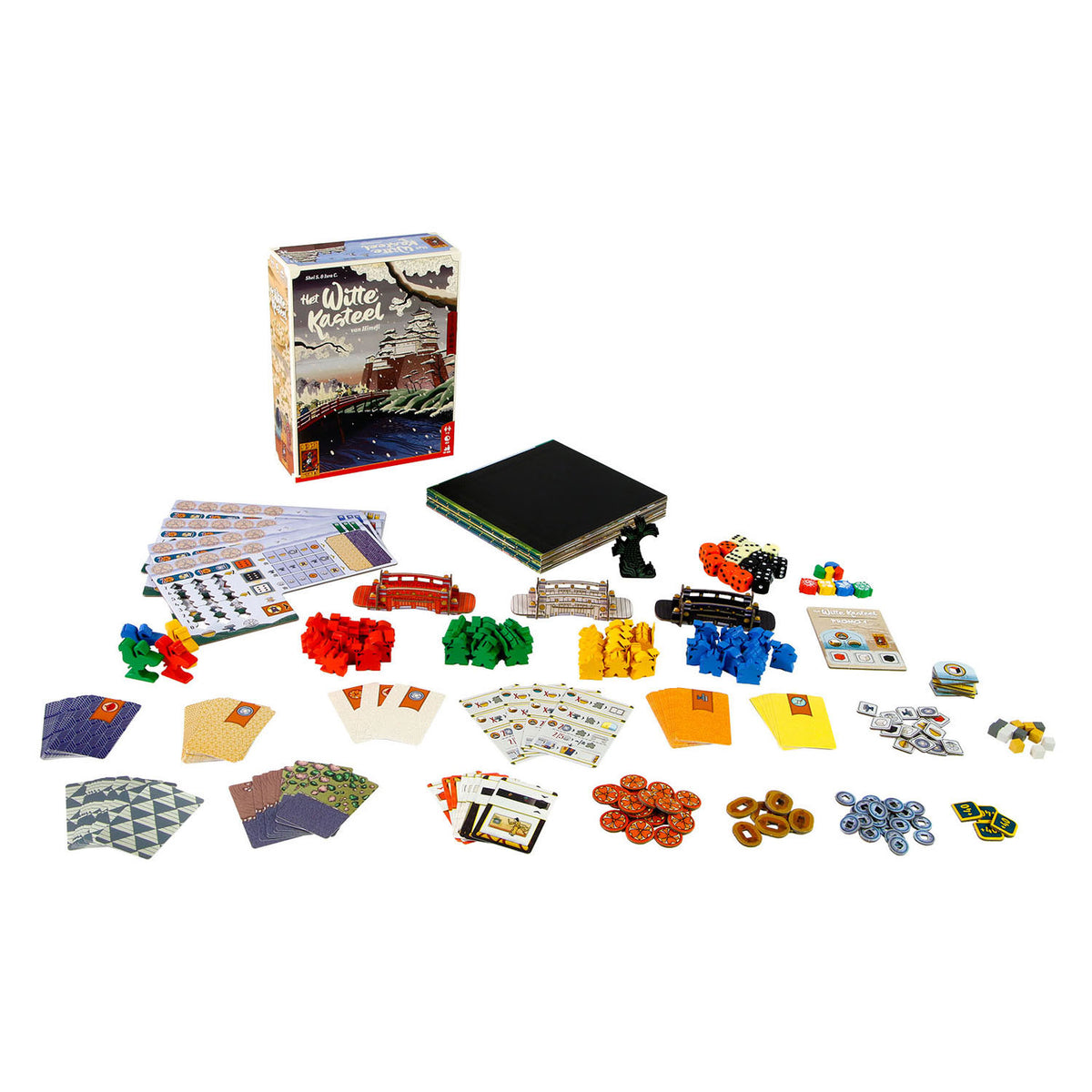 999games 999 juegos juego de mesa el castillo blanco de himeji (holandés, 1 - 4 jugadores, 80 minutos, a partir de 12 años)