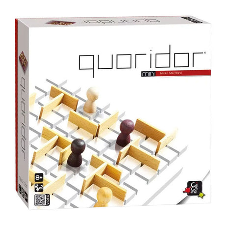999games gigamic - quoridor mini - juego de estrategia abstracto - nl gb fr de es it