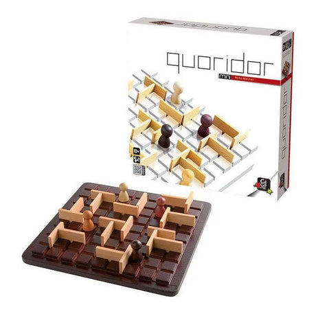 999games gigamic - quoridor mini - juego de estrategia abstracto - nl gb fr de es it