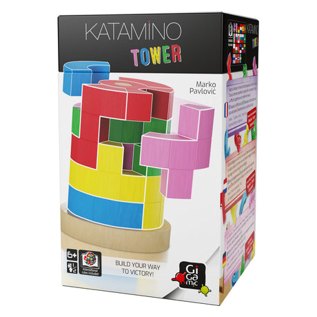 999games gigamic - torre katamino - experiencia de rompecabezas 3d