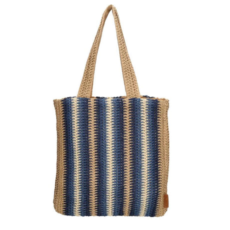 Bolso shopper pe-florence natural life azul 33x38x8cm