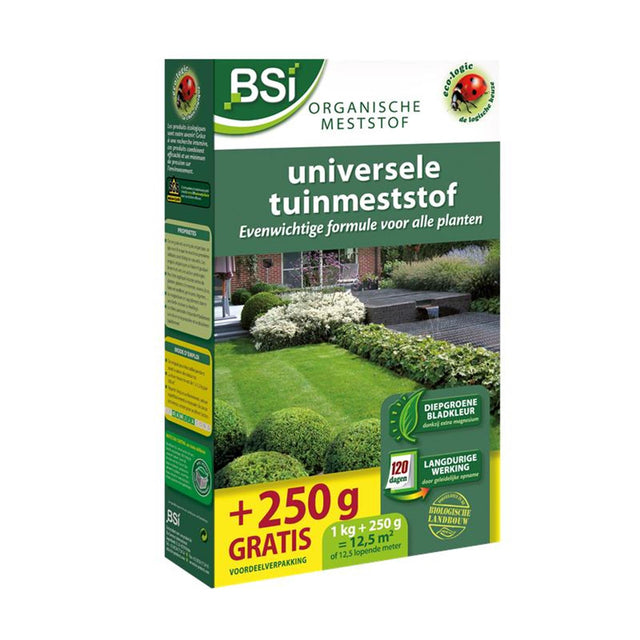 Abono jardín universal bsi bio 1,25kg