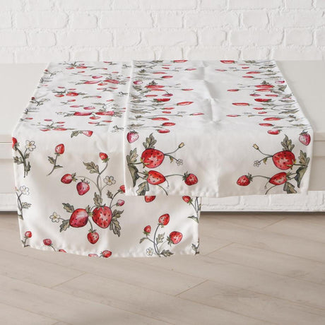 Boltze home camino de mesa fresa 'emily' poliéster 40x142cm 2 surtidos