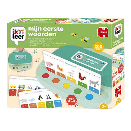 Jumbo estoy aprendiendo mi primer juego de aprendizaje de palabras.
