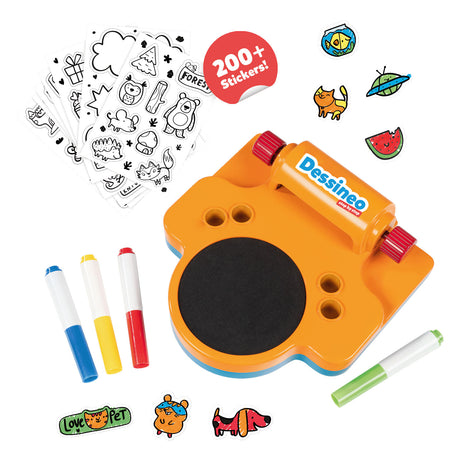 Estudio de pegatinas Jumbo Dessineo.