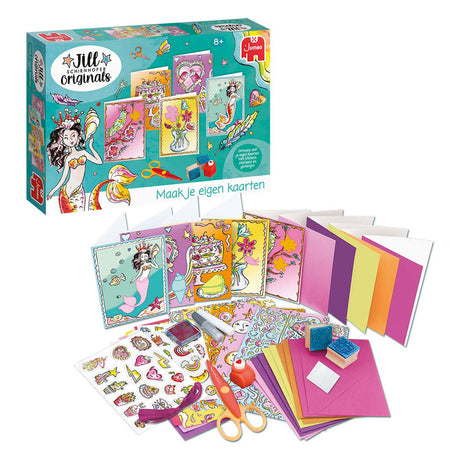 Jumbo - Jill Schirnhofer - haz tus propias tarjetas - set de manualidades - tarjetas de paquete de manualidades 8 años