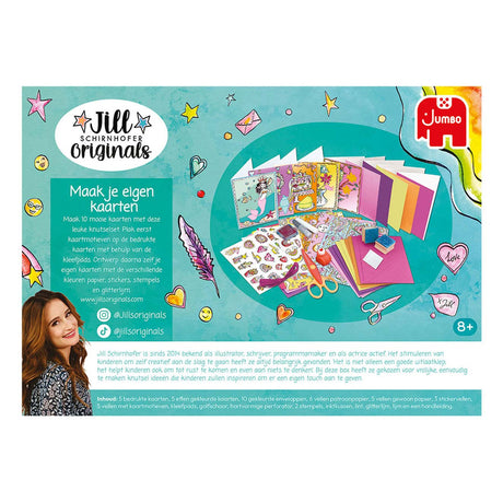 Jumbo - Jill Schirnhofer - haz tus propias tarjetas - set de manualidades - tarjetas de paquete de manualidades 8 años