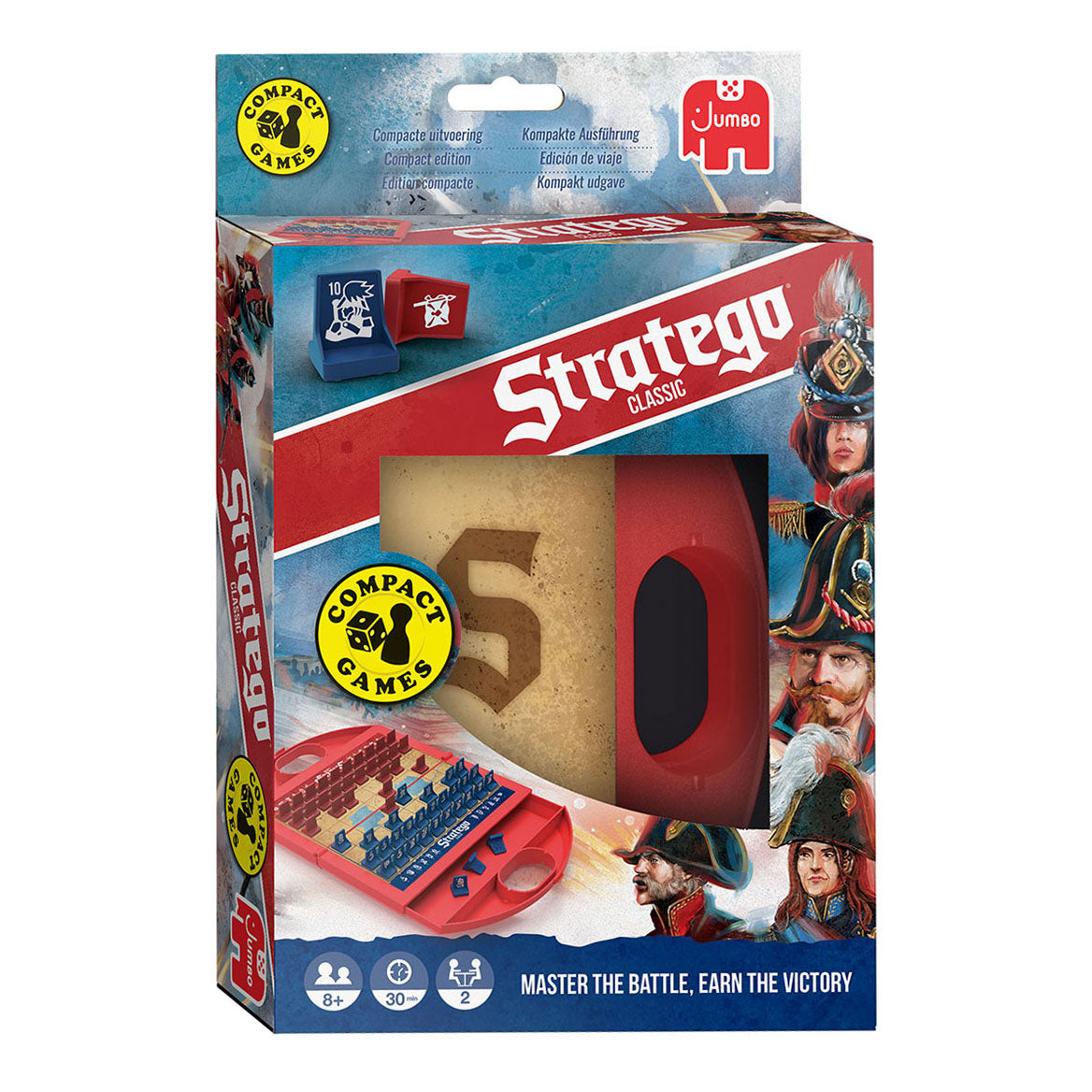 Juego de viaje de mesa compacto Stratego