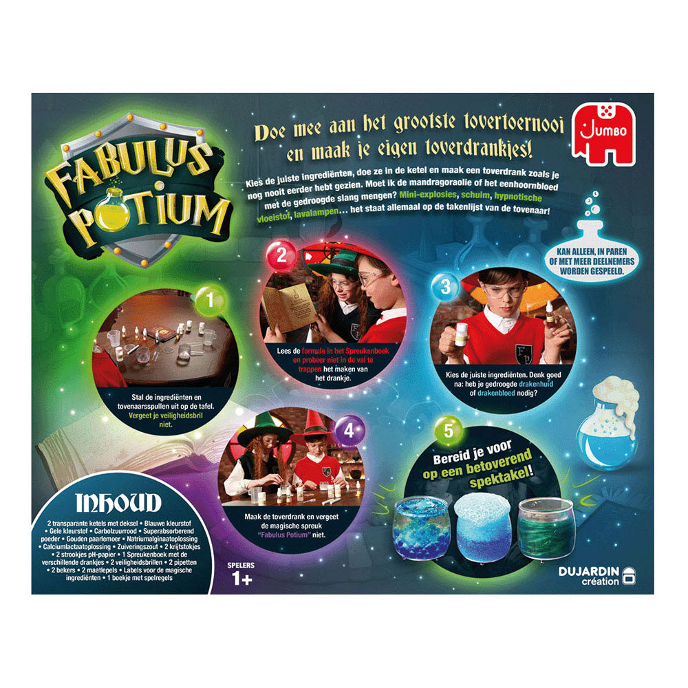 Conjunto de experimentos de potio Jumbo Fabulus.
