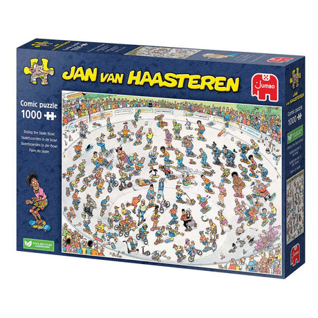 Jumbo Jan van Haasteren rompecabezas skate en el cuenco 1000 piezas