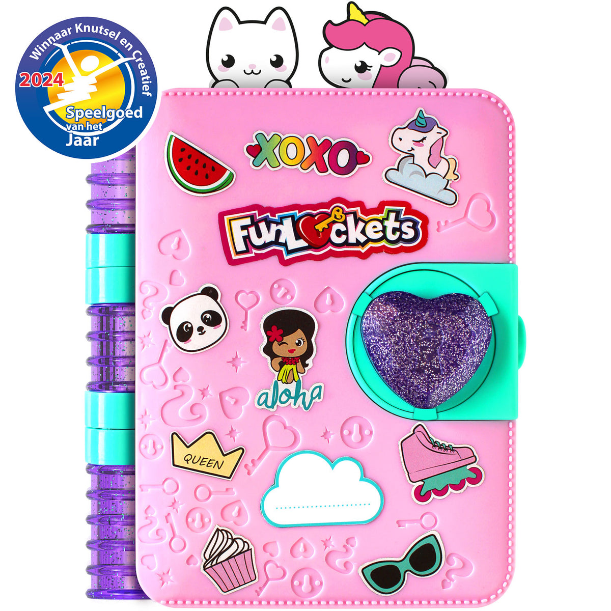 Funlockets jumbo - - diario secreto - diario para niñas - a partir de 6 años