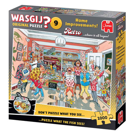 Rompecabezas jumbo wasgij retro original 9 - pequeña renovación, 1000 piezas.