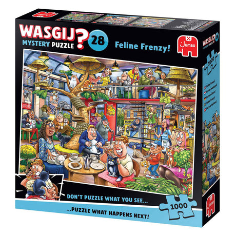 Wasgij Mystery 28: ¡juego del gato y el ratón! - rompecabezas de 1000 piezas - rompecabezas
