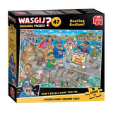 Rompecabezas Jumbo Wasgij original 47: ¡al barco! - 1000 uds.