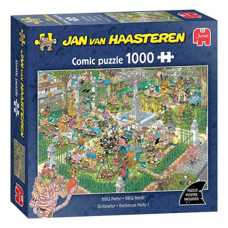 Jan van Haasteren - ¡Fiesta de barbacoa! - rompecabezas de 1000 piezas - rompecabezas