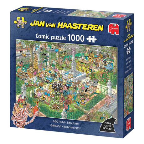 Jan van Haasteren - ¡Fiesta de barbacoa! - rompecabezas de 1000 piezas - rompecabezas