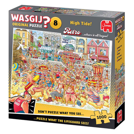 Jumbo wasgij retro original 8 rompecabezas - ¡inundación!, 1000 piezas.