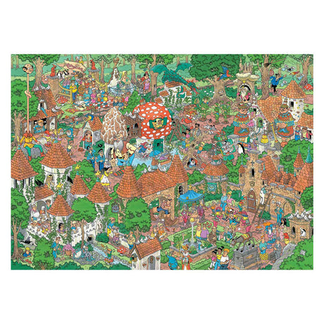 Rompecabezas Jumbo de Jan van Haasteren - Bosque de cuento de hadas de Efteling, 1000 uds.