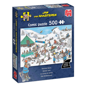 Rompecabezas Jumbo de Jan van Haasteren - carrera, 500 uds.