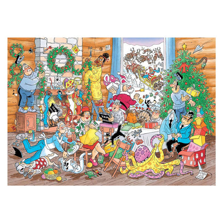 Puzzle jumbo 500 piezas Puzzle navideño jvh Christmas jitters.