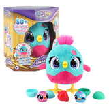 Funtasy family jumbo - pollito - a partir de 3 años - peluche interactivo - juguetes con sonido - canta, baila y pone pollitos