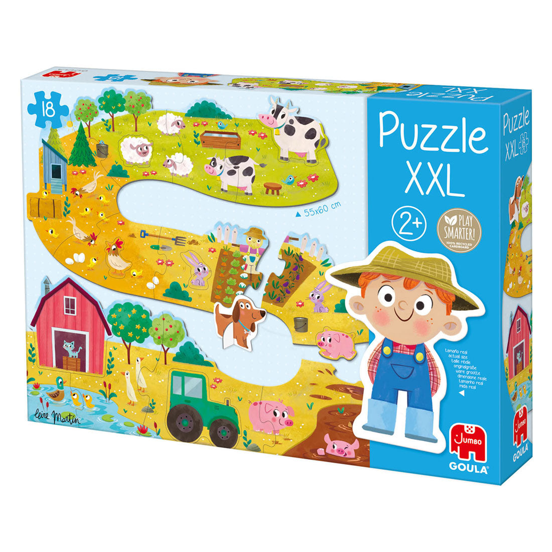 Puzzle goula xxl animales de granja