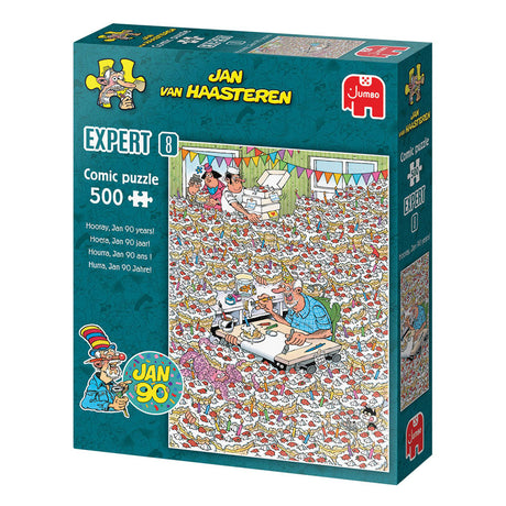 Jumbo jan van haasteren puzzel expert 8 hoera jan 90 jaar! 500 stukjes