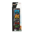 Toi-toys toi toys mini coches todoterreno con retroceso de metal set a 4