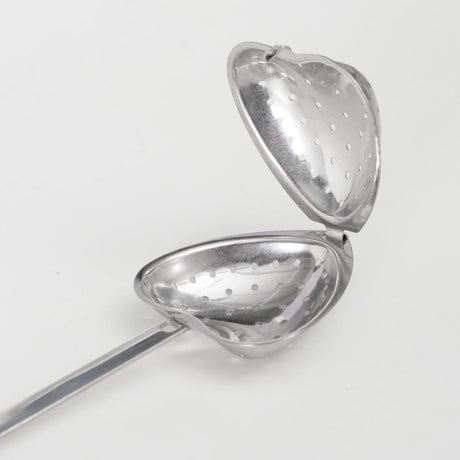 Boltze home colador de té teatime corazón caja de 2 piezas acero inoxidable
