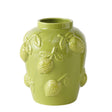 Boltze home jarrón lima dia18x20,5cm porcelana cítricos