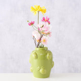 Boltze home jarrón lima dia18x20,5cm porcelana cítricos