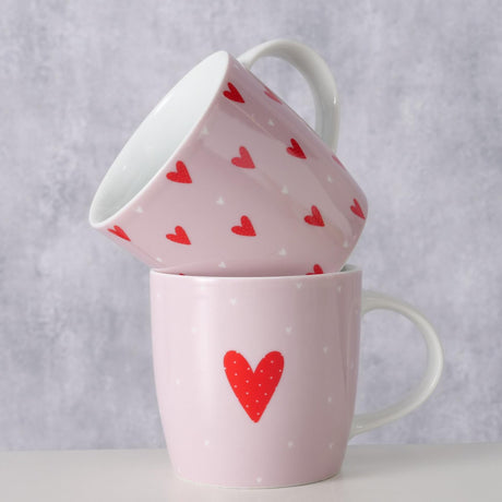Boltze home taza milena 330ml porcelana dia8.5x12cm