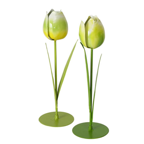 Boltze home estatua tulipán h25cm tuliano dia8x25cm hierro
