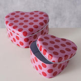 Boltze home ladina ladina forma corazón set de 2 piezas