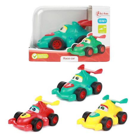 Toi-toys toi juguetes estrellitas coche de carreras dibujos animados con fricción