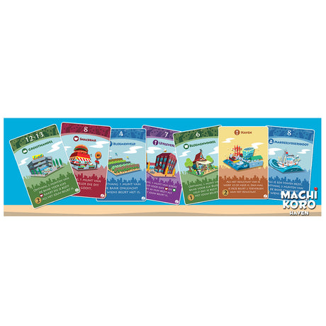 Juegos de duendes blancos expansión machi koro - puerto