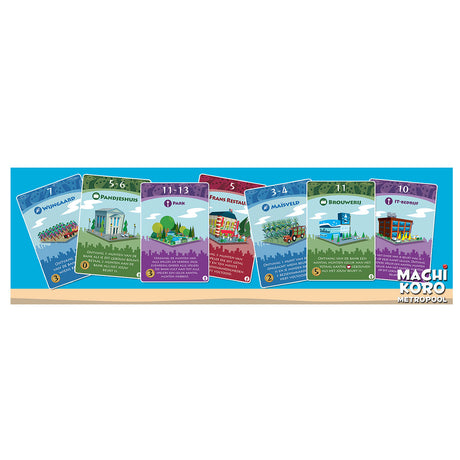 Juegos de duendes blancos expansión machi koro - metrópolis