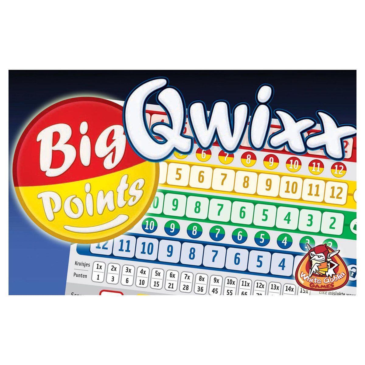 Juegos de duendes blancos qwixx gran punto