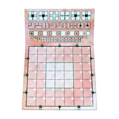 Juegos de duendes blancos - tinta ferroviaria (versión roja llama) - juego de dados - de 1 a 6 jugadores - escritura por rollo - juego de rompecabezas - para toda la familia