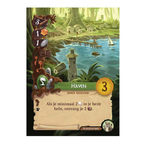 White goblin games everdell: juego de mesa Pearlbrook (holandés, expansión, 1 - 4 jugadores, 60 minutos, a partir de 10 años)