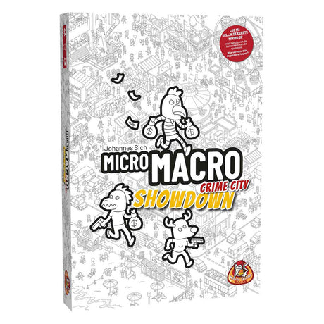 Juegos de duendes blancos micromacro - enfrentamiento en la ciudad del crimen - juego de mesa