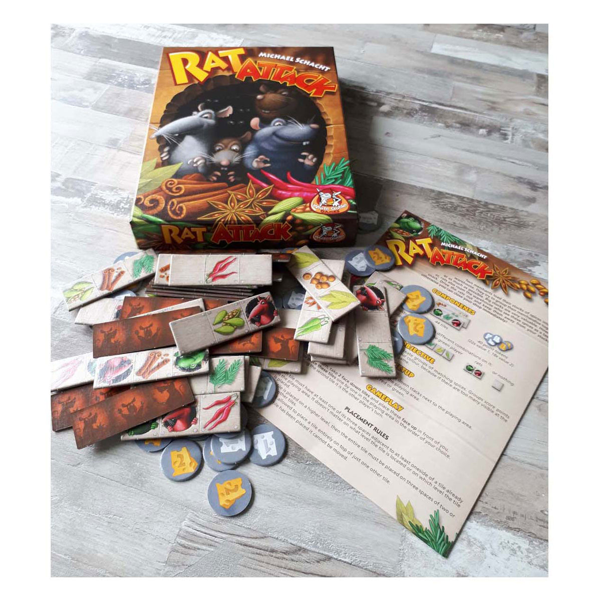 Juegos de duendes blancos ataque de ratas - juego de mesa