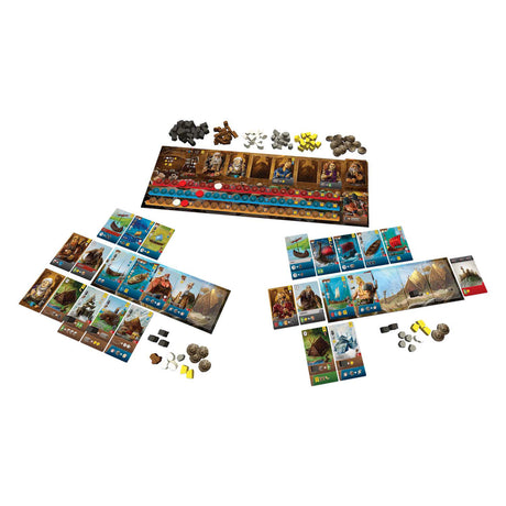 Juegos de duendes blancos constructores navales del mar del norte.