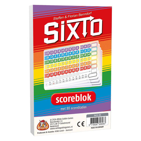 Juegos de duendes blancos sixto bloques - bloque de puntuación