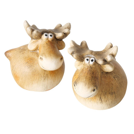 Boltze home figura alce melvin 8x8x8.5cm 2 surtidos
