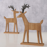 Boltze home figura ciervo marono 20x5x30cm 2 surtidos