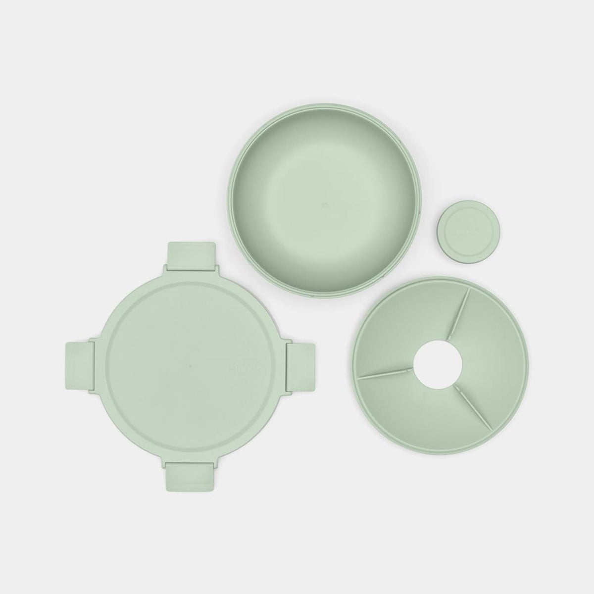Brabantia make take envase para ensalada 1,3l verde jade