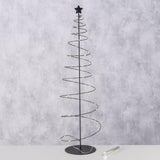 Boltze home Árbol de Navidad Saturno metal LED negro ø22xh81cm