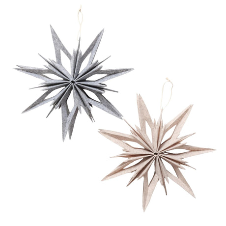 Boltze home deco colgante estrella cajero 30x5,5x30cm 2 surtidos