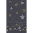 Duni mantel estrellas de nieve negro 138x220cm